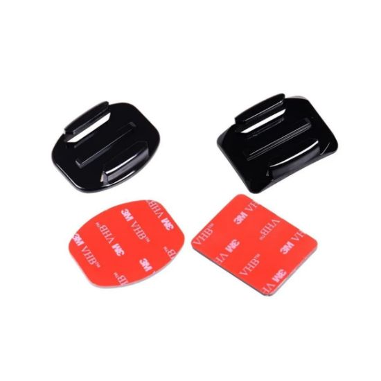 Imagen de Soportes adhesivos GoPro cámara planos curvos 3M almohadillas adhesivas Cámara Acción casco Coche