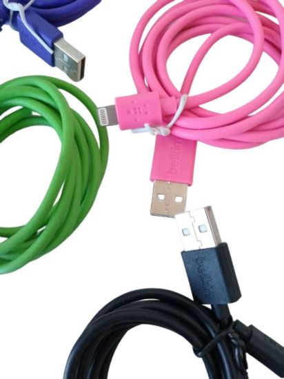Imagen de Cable de datos para iPhone 6, 7, 6+, 7+, Ipad, Ipad air 1 y 2, mini, ipod touch 5th , Ipod nano 7th