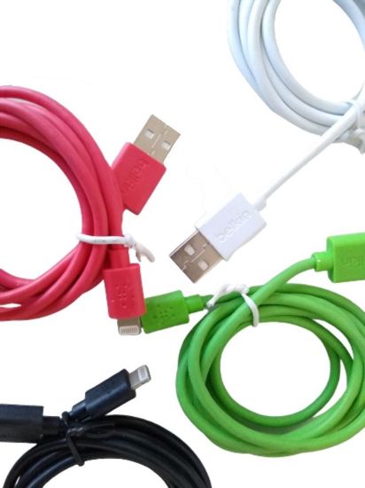 Imagen de Cable de datos para iPhone 6, 7, 6+, 7+, Ipad, Ipad air 1 y 2, mini, ipod touch 5th , Ipod nano 7th