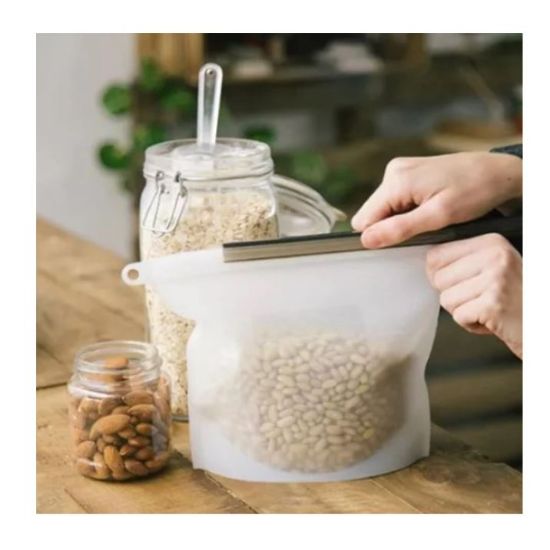 Imagen de Bolsa De Silicon Tipo Ziploc De 1 Litro
