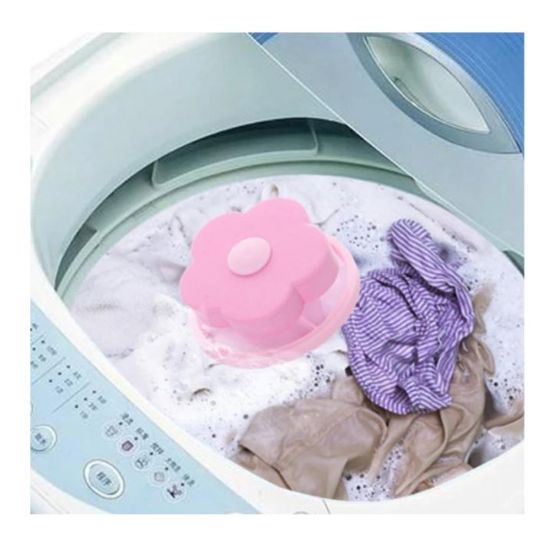 Imagen de Flor Quitapelusa para Lavadora Rosa