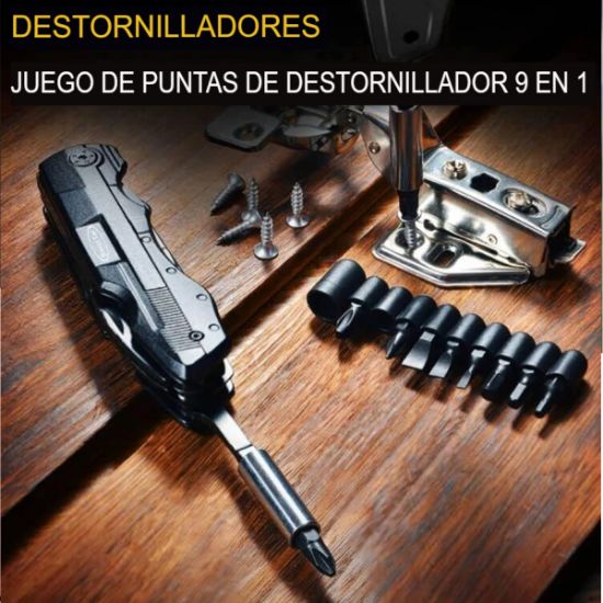 Imagen de Alicates multifuncionales exteriores herramienta mano portátil aire libre destornillador emergencia