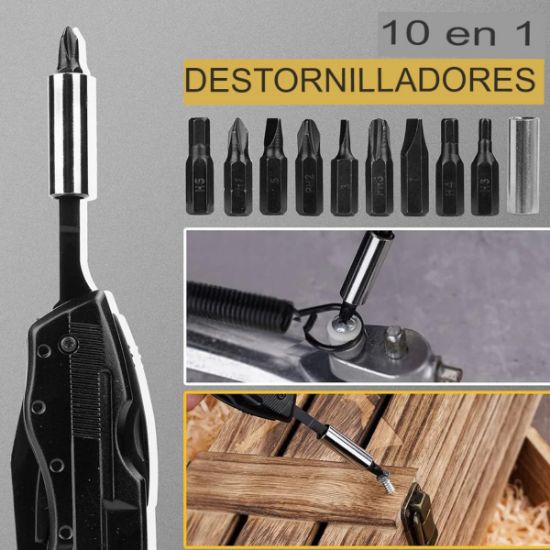 Imagen de Alicates multifuncionales exteriores herramienta mano portátil aire libre destornillador emergencia