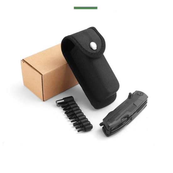 Imagen de Alicates multifuncionales exteriores herramienta mano portátil aire libre destornillador emergencia