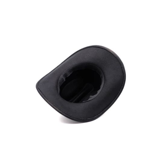 Imagen de Sombrero vaquero texana lana hombre mujer ala ancha gorras caballo deporte negro ropa moda adorno