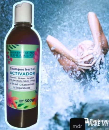 Imagen de Shampoo herbal ACTIVADOR 500 gr