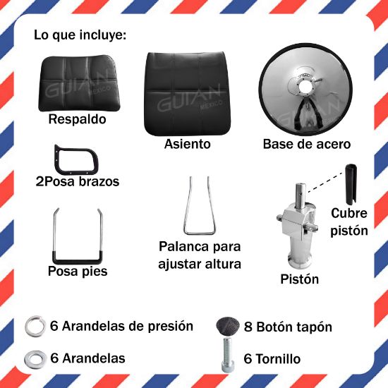 Imagen de Sillón de Barberia GNB121