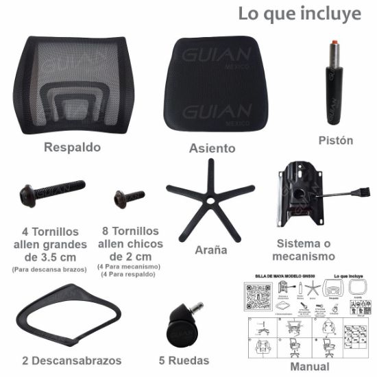 Imagen de Silla De Oficina Para Escritorio Ergonomica Mesh Ejecutiva