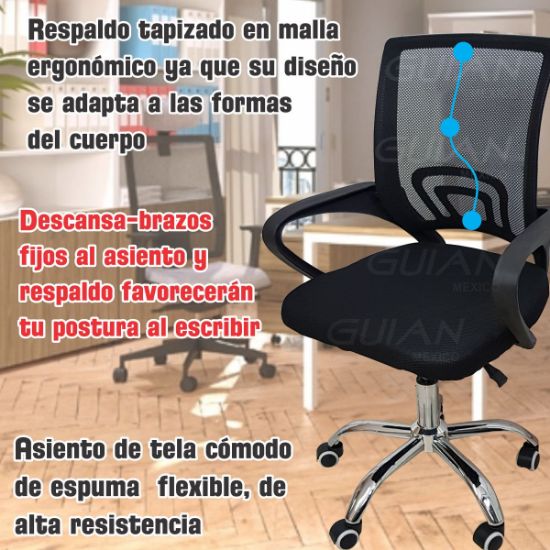 Imagen de Silla De Oficina Para Escritorio Ergonomica Mesh Ejecutiva