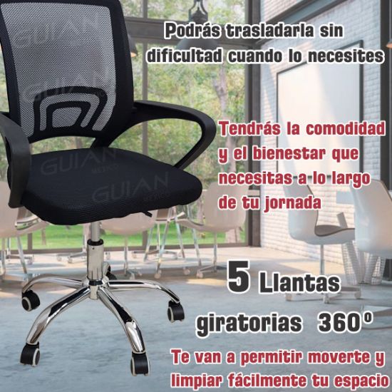 Imagen de Silla De Oficina Para Escritorio Ergonomica Mesh Ejecutiva