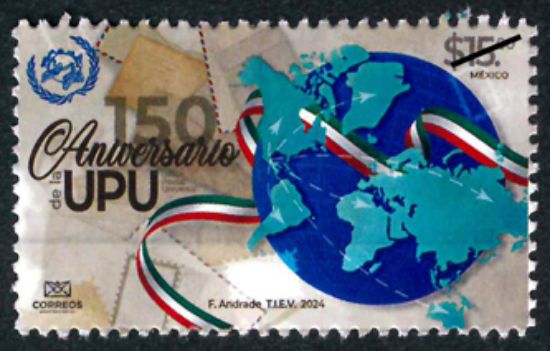 Imagen de 150 aniversario de la Unión Postal Universal (UPU)