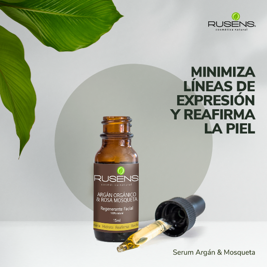 Imagen de Renovador Facial de Argán Orgánico y Rosa Mosqueta – Anti-edad - 15ml