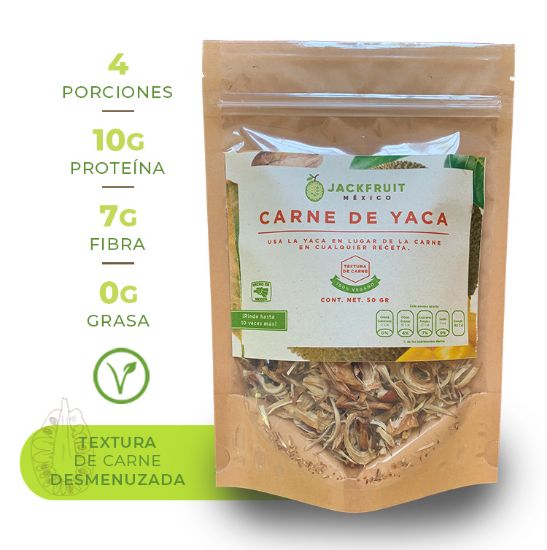 Imagen de Carne Vegana de Yaca Natural 50g