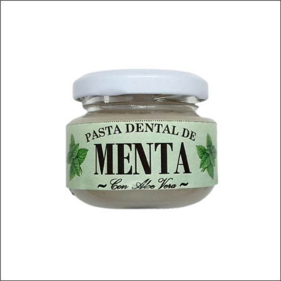 Imagen de Pasta Dental Artesanal de Menta y sin Flúor (50 g)