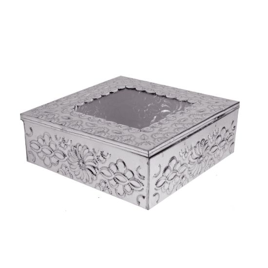 Imagen de Caja hojalata cuadrada VENDIDA 