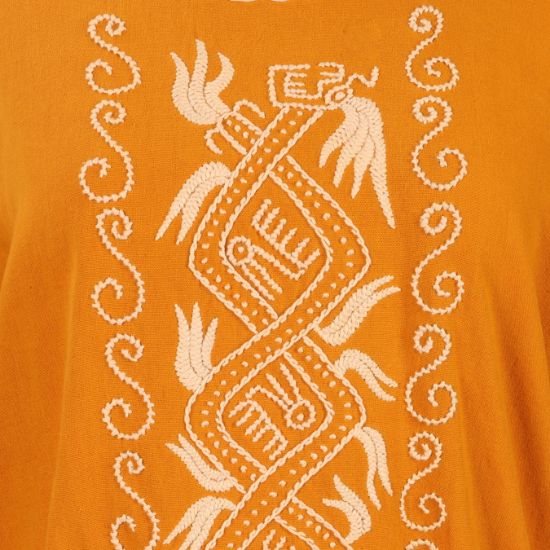 Imagen de Blusa bordado rústico, hecho a mano 