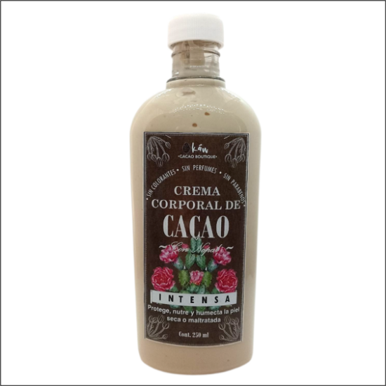 Imagen de Crema Corporal Artesanal de Cacao y Nopal (250 ml)