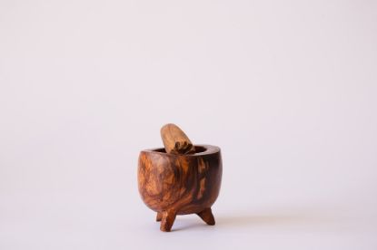 Imagen de Moledor Mortero de especias (madera de palofierro)