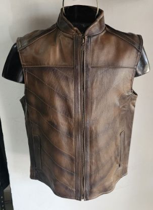 Imagen de Chaleco Piel Tabaco