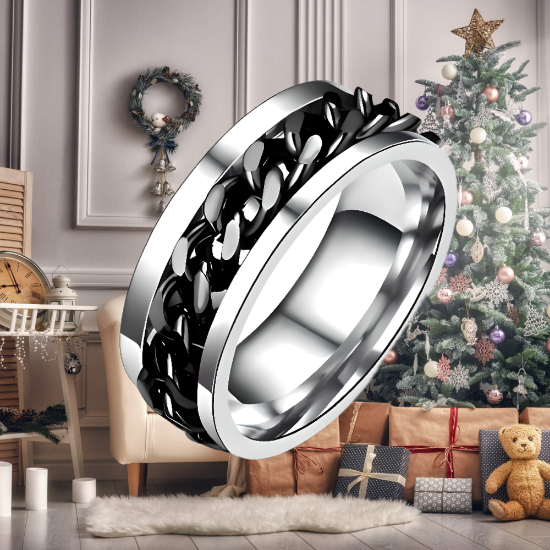 Imagen de 1 anillo Unisex acero inoxidable-+ 3 colores y 7 tallas a escoger Alta Durabilidad _Lopi740919