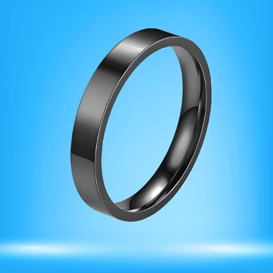 Imagen de 1 anillo Unisex acero inoxidable-+ 4 colores y 8 tallas a escoger Alta Durabilidad _Lopi740919