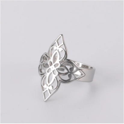 Imagen de 1 Anillo Nudo de Bruja M1 Grande ACERO INOXIDABLE Curado e Intensionado+ 3 Modelos y 3 Colores Para Escoger x1nb