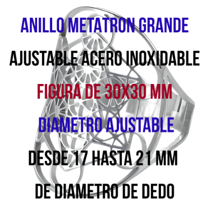 Imagen de CUBO Metatro o  ARCANGEL METATRON Curado En Anillo o Espanta Espiritus o Llavero o Pulsera o Collar Alta  Durabilidad + 6 Modelos A Escoger Símbolo de Protección -X1-Lopi