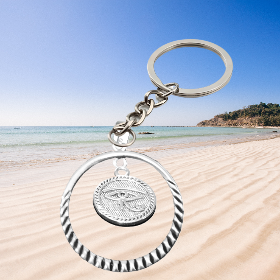 Imagen de  Dije Ojo Horus Poderoso Talisman Activado e n Collar o Llaver  + 4 Modelos para Escoger  x12egip