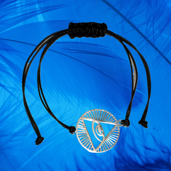 Imagen de 1 Dije Ojo de Dios + Santisima Trinidad 20x20mm Curado o Intensionado Acero Inoxidable Alta Durabilidad en Pulsera o Llavero o Collar+4 Modelos para Escoger -x1-Lopi-12V