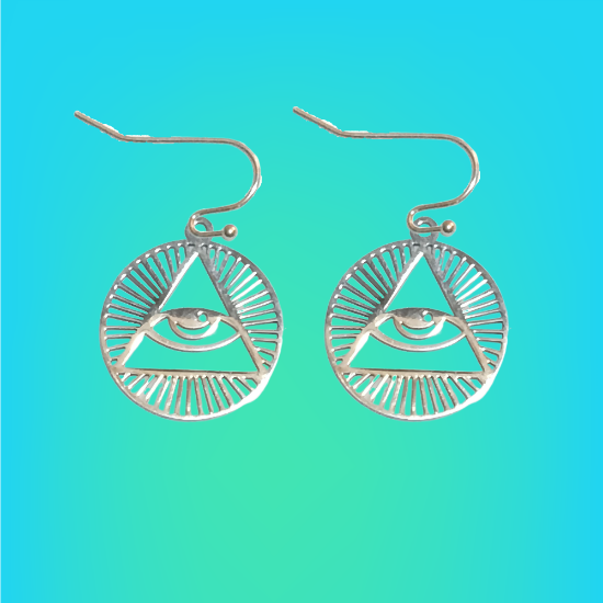 Imagen de 1 Dije Ojo de Dios + Santisima Trinidad 20x20mm Curado o Intensionado Acero Inoxidable Alta Durabilidad en Pulsera o Llavero o Collar+4 Modelos para Escoger -x1-Lopi-12V