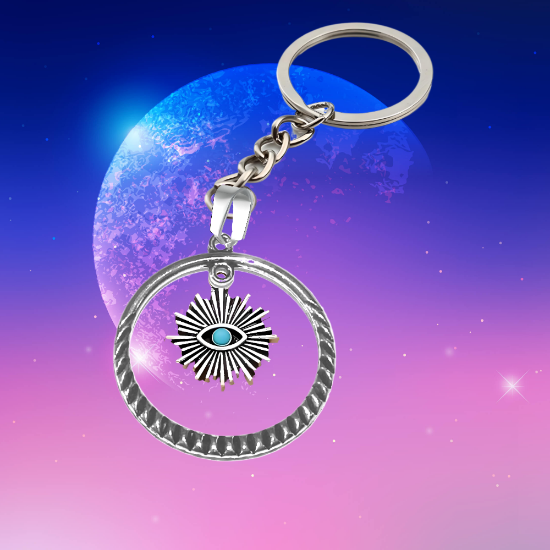 Imagen de 1 Dije Ojo de Dios + Santisima Trinidad 20x20mm Curado o Intensionado Acero Inoxidable Alta Durabilidad en Pulsera o Llavero o Collar+4 Modelos para Escoger -x1-Lopi-12V