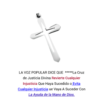 Imagen de 1 Dije Activado Cruz Para Obtener Justicia Divina en Collar o Llavero 2 Modelos para EScoger X1CRUZjUS