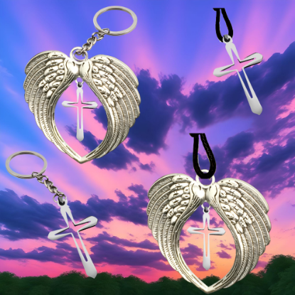 Imagen de 1 Dije Activado Cruz Para Obtener Justicia Divina en Collar o Llavero 2 Modelos para EScoger X1CRUZjUS