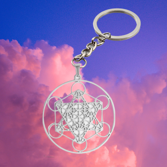 Imagen de CUBO Metatro o  ARCANGEL METATRON Curado En Anillo o Espanta Espiritus o Llavero o Pulsera o Collar Alta  Durabilidad + 6 Modelos A Escoger Símbolo de Protección -X1-Lopi