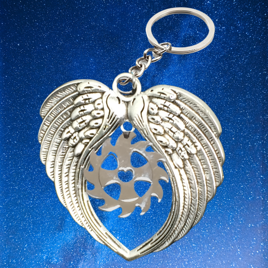 Imagen de 1 Cruz Orlada Acero Inoxidable Poderosisimo Talisman Protector  Curado e Intensionado, Alta Durabilidad En Collar o Llavero o en Alas de Angel x1-Lopi-12V