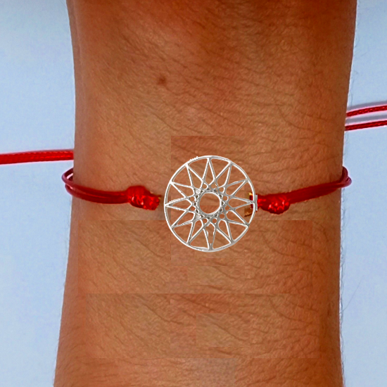 Imagen de 1 Dije Curado o Intensionado Estrella de 12 Puntas o Estrella de Dios 30x30mm el mas Completo y Poderoso Simbolo Protector de Acero Inoxidable en Pulsera, LLavero  o Collar-X1-Lopi