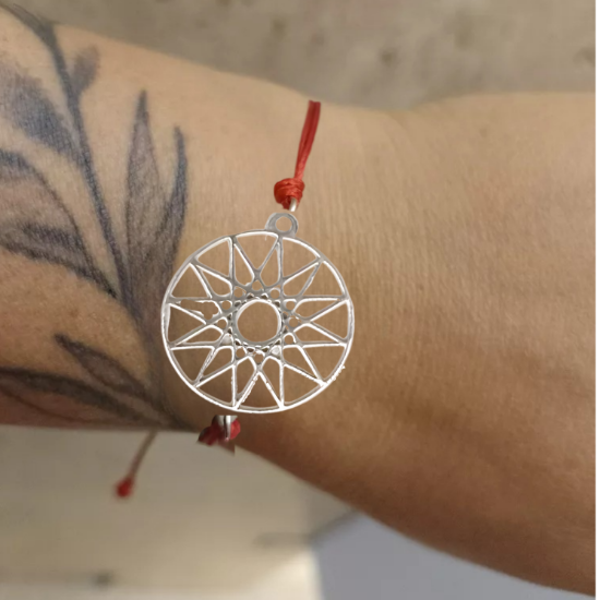 Imagen de 1 Dije Curado o Intensionado Estrella de 12 Puntas o Estrella de Dios 30x30mm el mas Completo y Poderoso Simbolo Protector de Acero Inoxidable en Pulsera, LLavero  o Collar-X1-Lopi