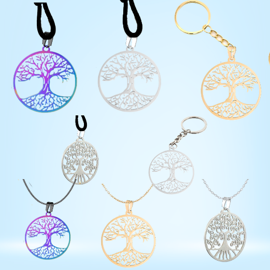 Imagen de Arbol de la Vida 30x30 mm Como Dije o Collar o Llavero +8 Modelos para Escoger x1arb