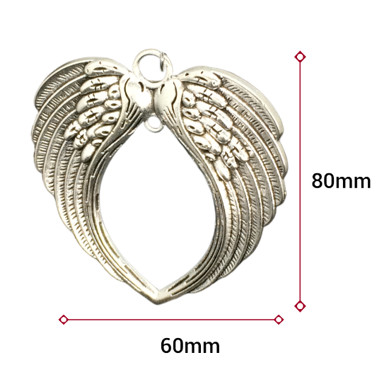 Imagen de Poderoso Talisman Amuleto de Protección INTENSIONADO de San Benito Collar o Llavero o Espanta Espiritus En Alas de Angel +4 Modelos A Escoger x1-6