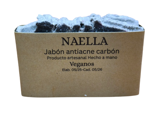 Imagen de Jabón artesanal de Tepezcohuite , Carbón activado y Aceite de coco (3 pzas de 100g c/una)