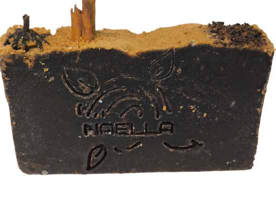Imagen de  Jabón artesanal de Café Canela (100g.)  Y  Jabón de Arroz con miel (120g. )