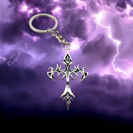 Imagen de Poderoso Talisman Amuleto de Protección (Cruces) Cruz de San Benito o Cruz Orlada o Cruz Templaria o Cruz De Flamas Cruz o de Caravaca Etc.+De 10 Modelos a Escoger en Llavero, Collar o Pulsera x1-8P