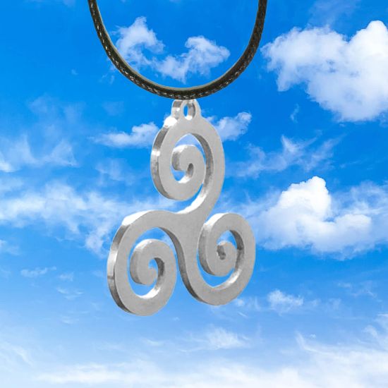 Imagen de 1 Dije o Anillo o Brazalete de Trisquel / Triskel Poderoso Talismán Amuleto Protector en Collar o Llavero o Anillo (+ de 12 Modelos a Escoger) x1-8p