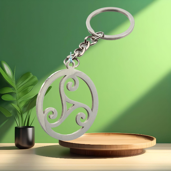 Imagen de 1 Dije o Anillo o Brazalete de Trisquel / Triskel Poderoso Talismán Amuleto Protector en Collar o Llavero o Anillo (+ de 12 Modelos a Escoger) x1-8p