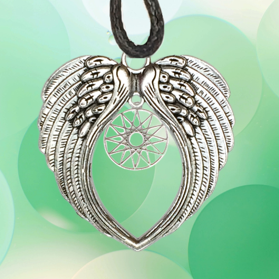 Imagen de Alas de Angel Con Dije Metatron o 7 Arcangeles o 72 Nombres de Dios o Estrella de Dios o San Benito dije Poderosisimos Simbolos de Proteccion  + 10 Modelos a Escoger x1-8P