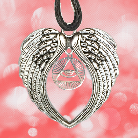 Imagen de Alas de Angel Con Dije Metatron o 7 Arcangeles o 72 Nombres de Dios o Estrella de Dios o San Benito dije Poderosisimos Simbolos de Proteccion  + 10 Modelos a Escoger x1-8P