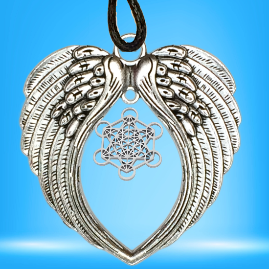 Imagen de Alas de Angel Con Dije Metatron o 7 Arcangeles o 72 Nombres de Dios o Estrella de Dios o San Benito dije Poderosisimos Simbolos de Proteccion  + 10 Modelos a Escoger x1-8P