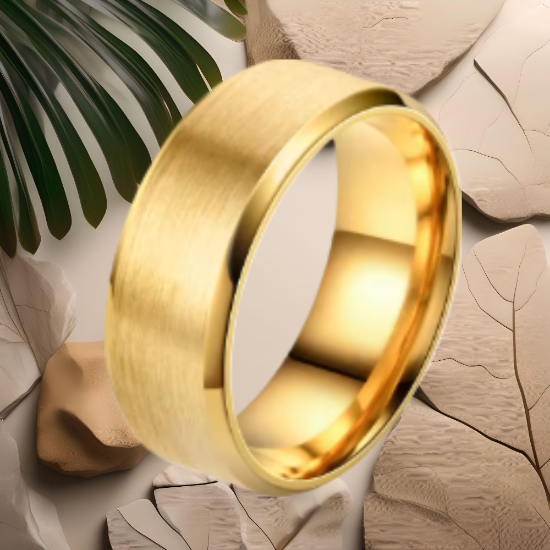 Imagen de 1 Anillo 8mm Unisex o Para Pareja Acero Tungsteno Inoxidable A Escoger 4 Colores en 7 Tallas ALTISIMA RESISTENCIA - ANTIRAYADURAS Y ELEGANCIA  x1-113