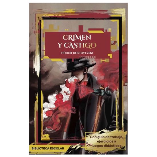 Imagen de Crimen y castigo - Libro - Fedor M Dostoievski - Biblioteca escolar EMU
