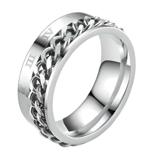 Imagen de 1 Elegante Anillo Anti Estres 8mm  Unisex o Para Pareja Acero Tungsteno Inoxidable A Escoger 2  Modelos en 5 Combinaciones en 7 Tallas ALTISIMA RESISTENCIA - ANTIRAYADURAS Y ELEGANCIA  x1-113